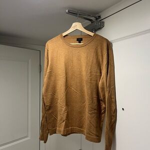 Men's Classic Brown Crewneck Sweater